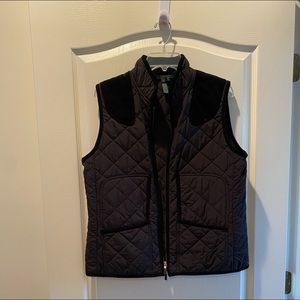 Ralph Lauren Black with Velvet Vest- Size L
